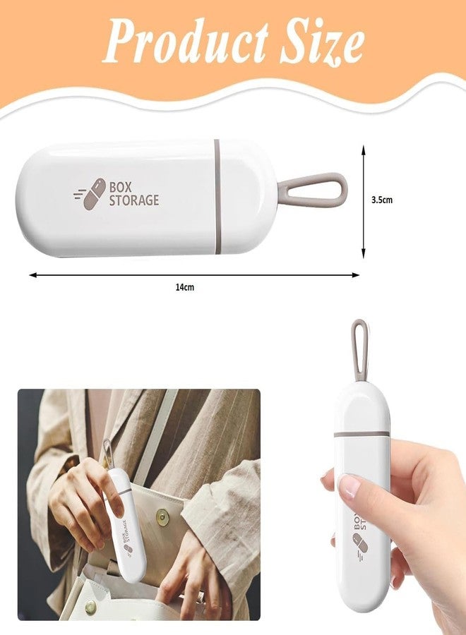 NETZILLA Pocket Pill Box, Pill Organizer for Travel, Moisture-Proof Small Pill Box Organizer with 3 Compartments for Travel and Your Daily Supplement Needs, Mini Size - Image 5